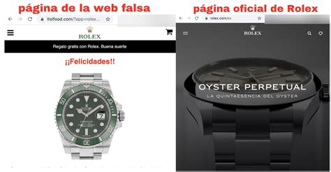 No, Rolex no está regalando relojes con esta cadena de 